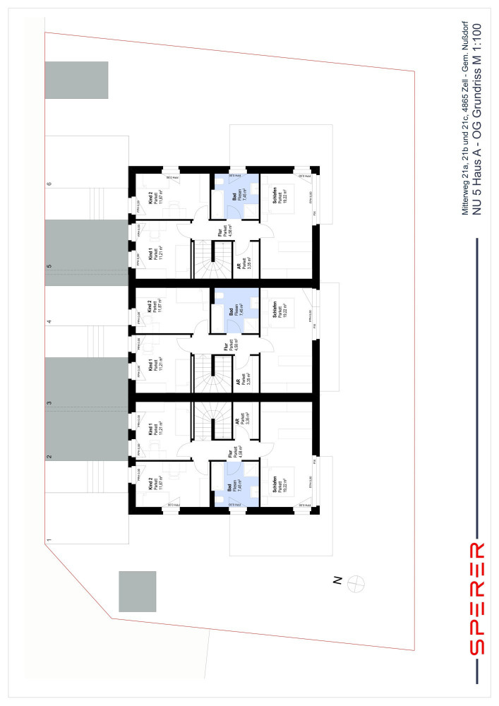 Verkaufsplan RH Haus A OG 21a_21b_21c