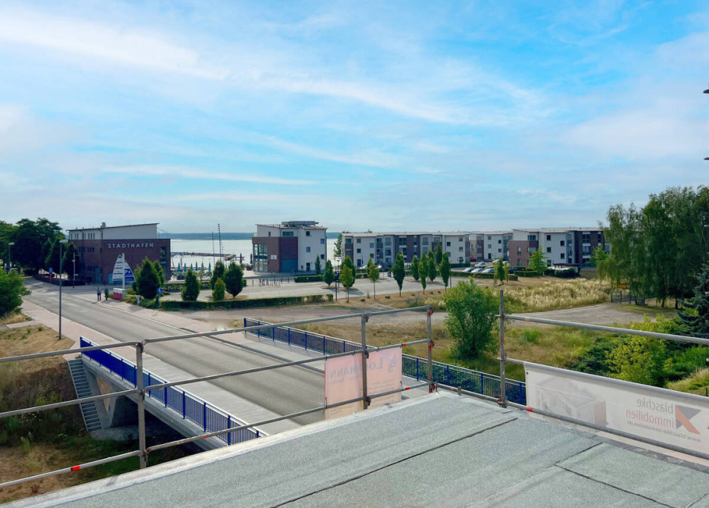 Balkonausblick auf die Goitzsche