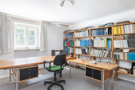 Arbeitszimmer im Souterrain