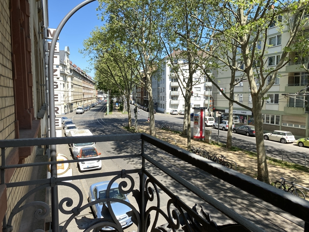 Blick vom Balkon