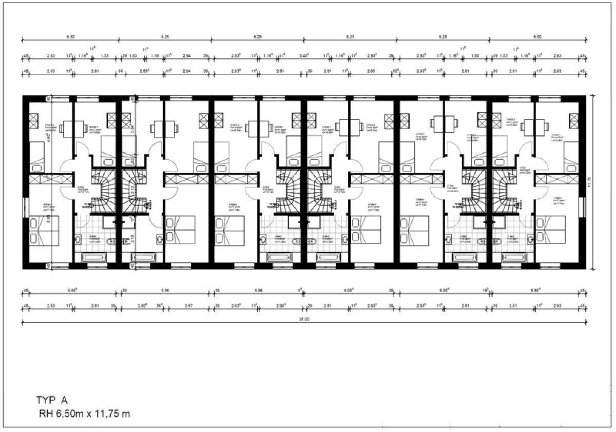 Gebäude 1-6 Obergeschoss