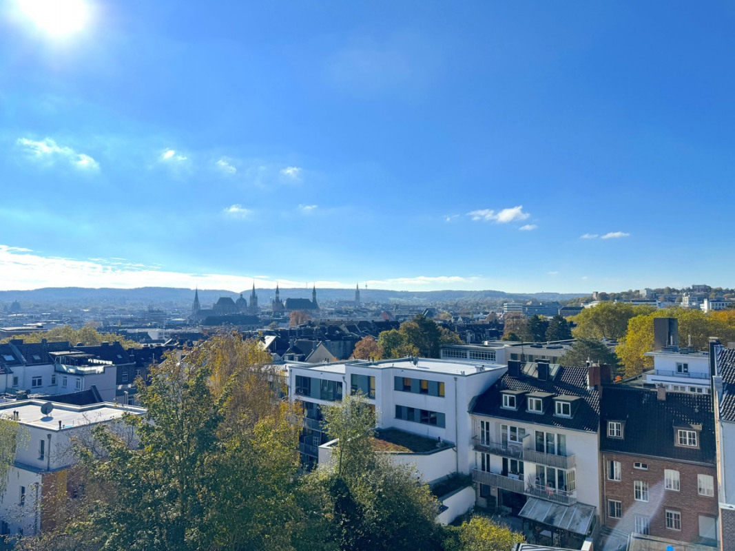 Ausblick vom Balkon