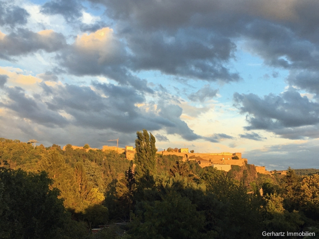 Ausblick vom Balkon