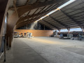Blick zur Hallenteilung
