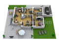 Grundriss EG. 3D