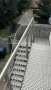Edelstahl- Treppe