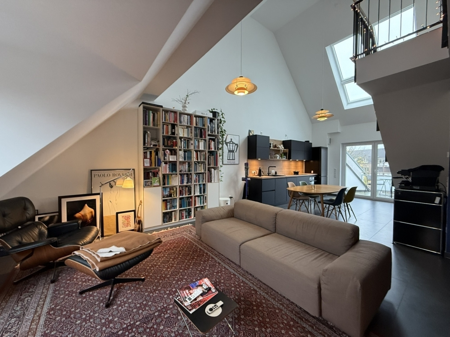 Wohnbereich und Küche