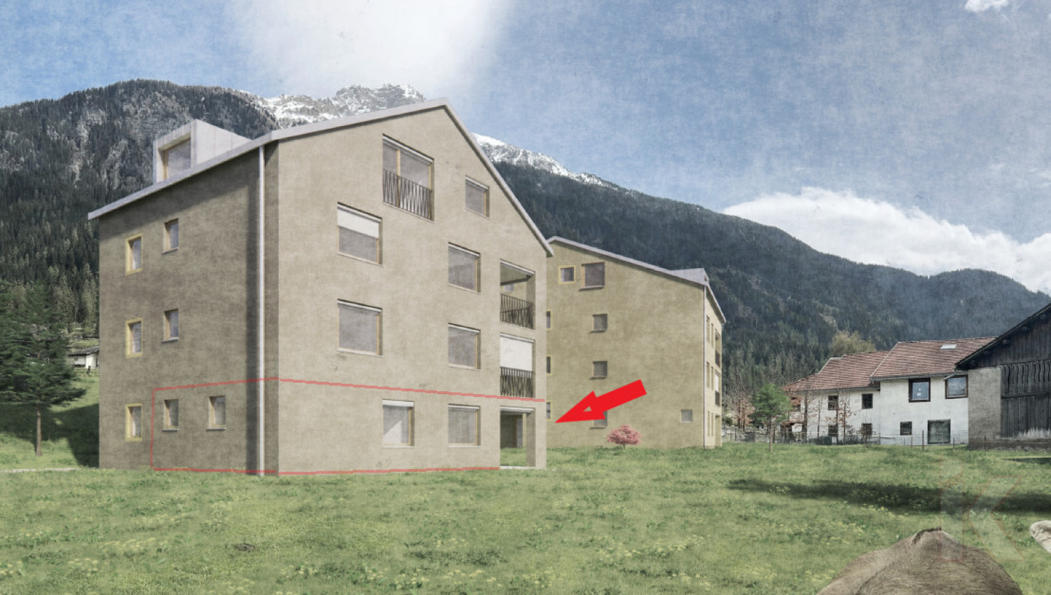 Nordwestansicht B7