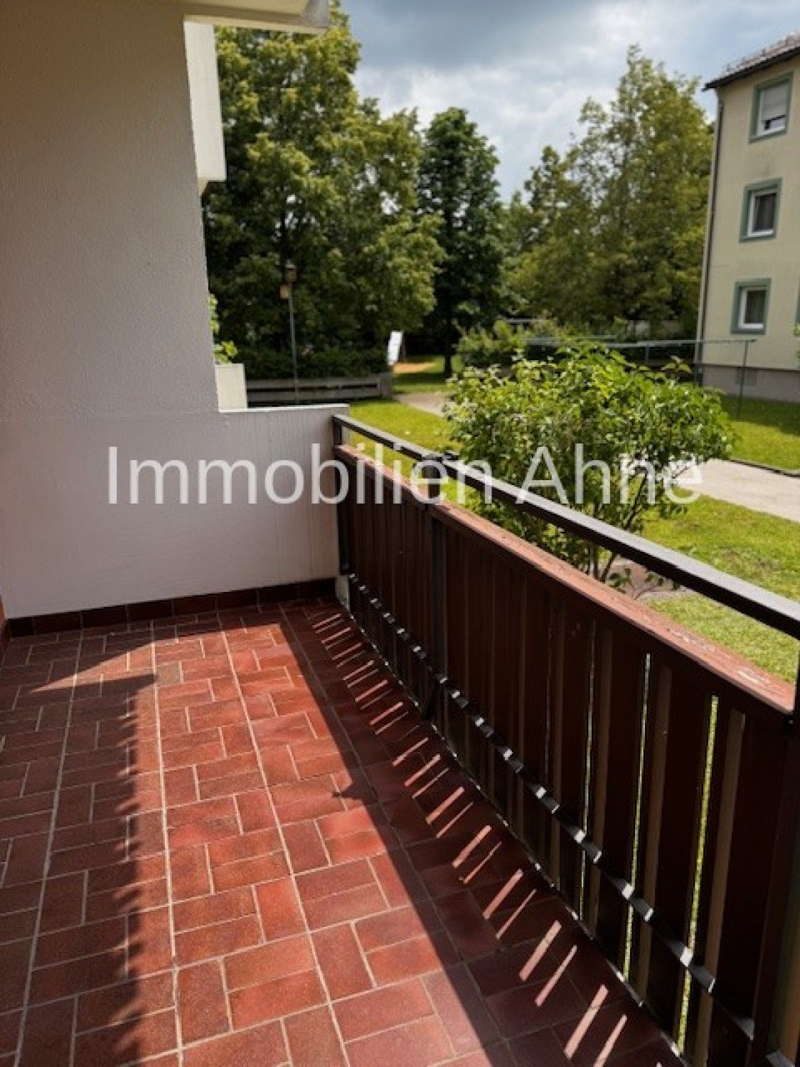 Blick vom Balkon