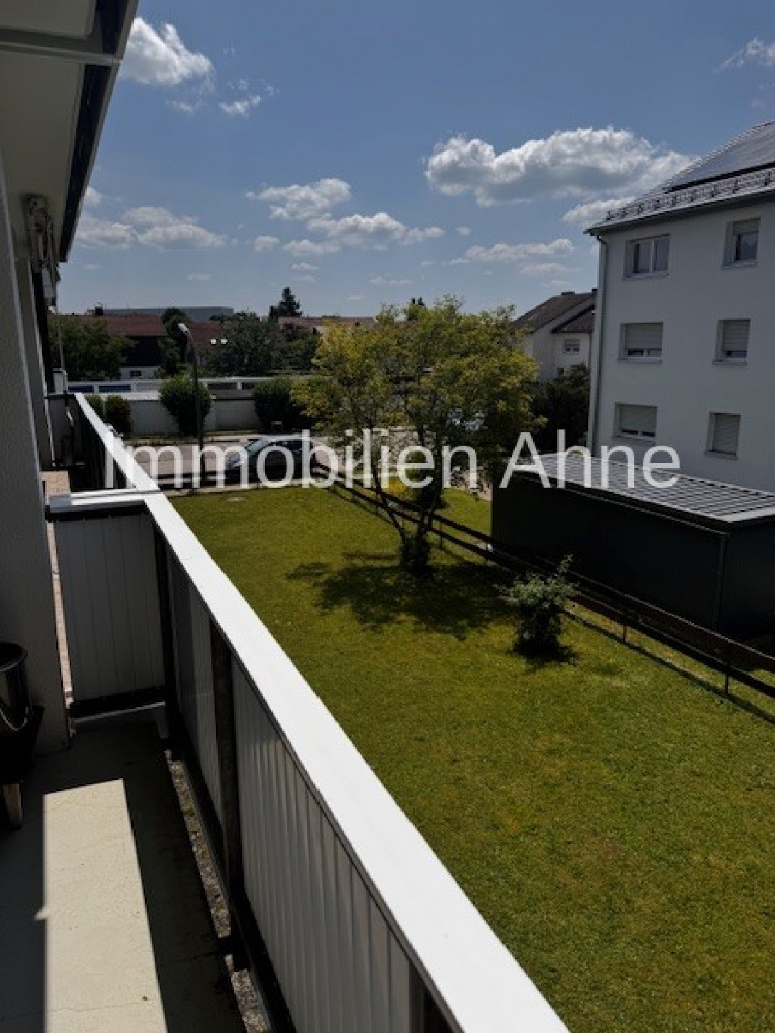 Blick vom Balkon