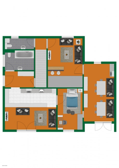 Kellergeschoss und Einliegerwohnung