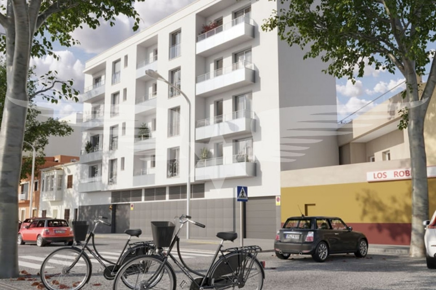 Visualised exterior view