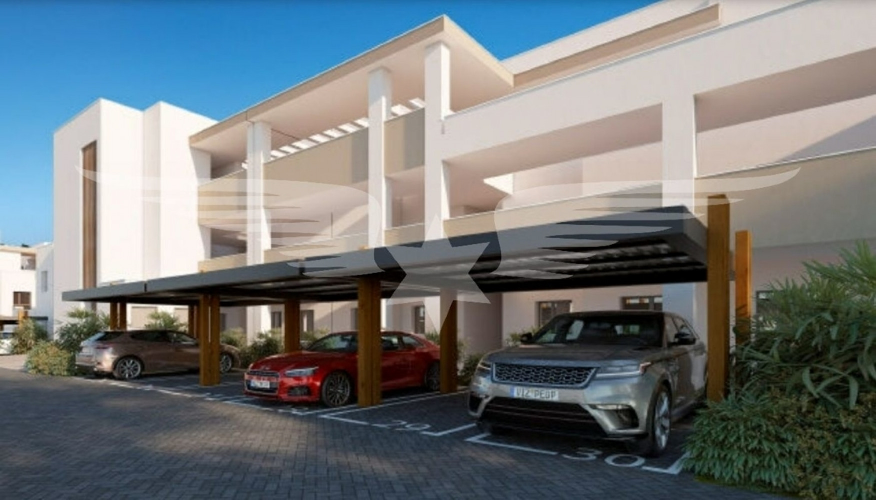 Visualisierter Parkplatz