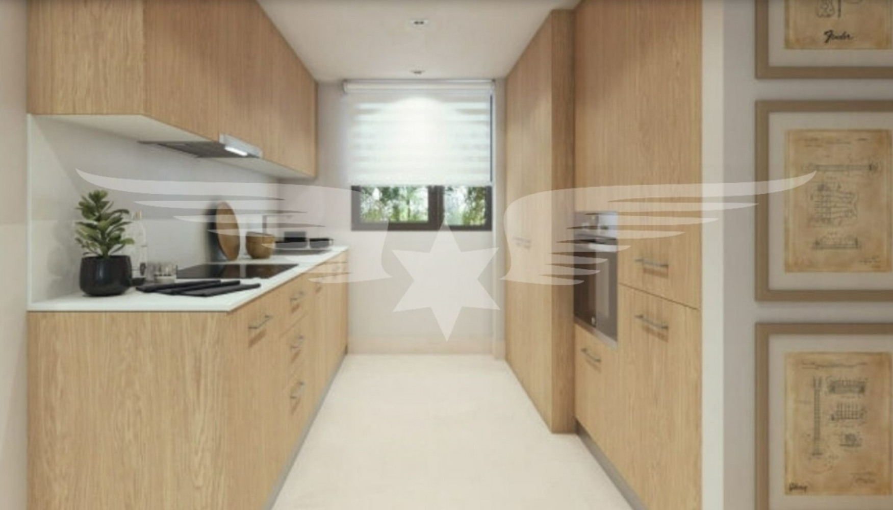 Visualisierte Küche