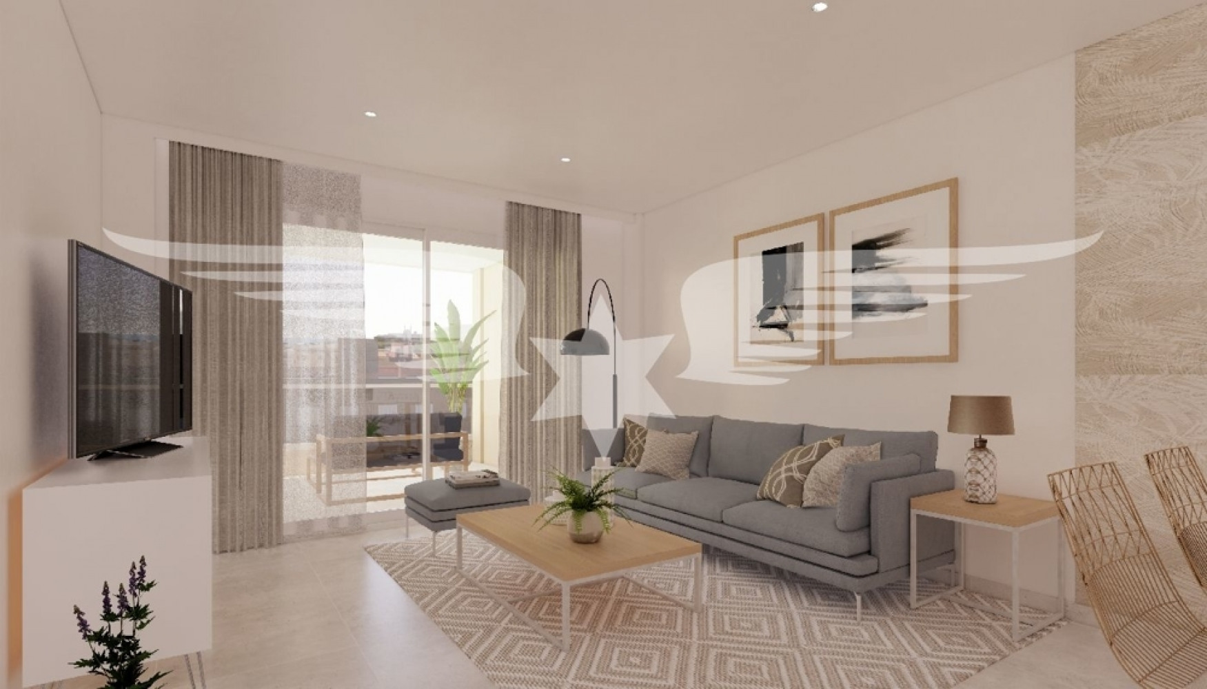 Visualised living area