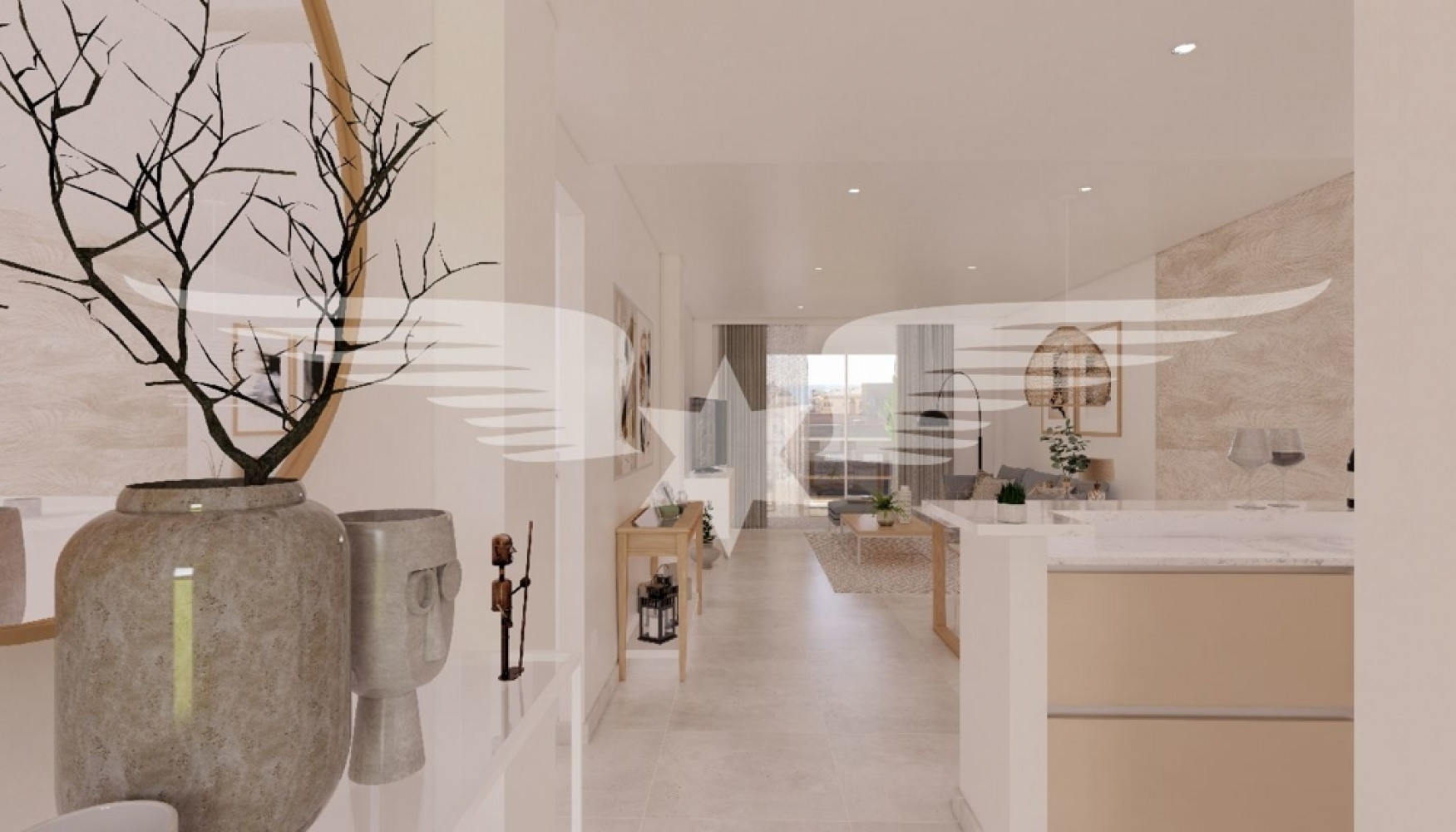 Visualised kitchen