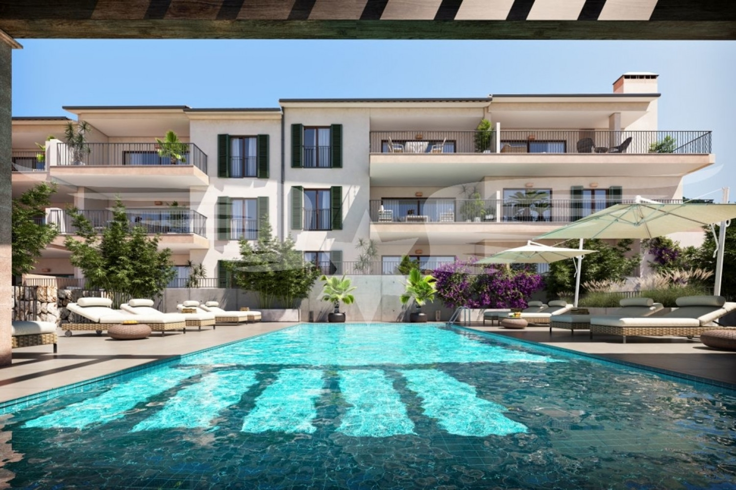 Visualisierter Gemeinschaftspool