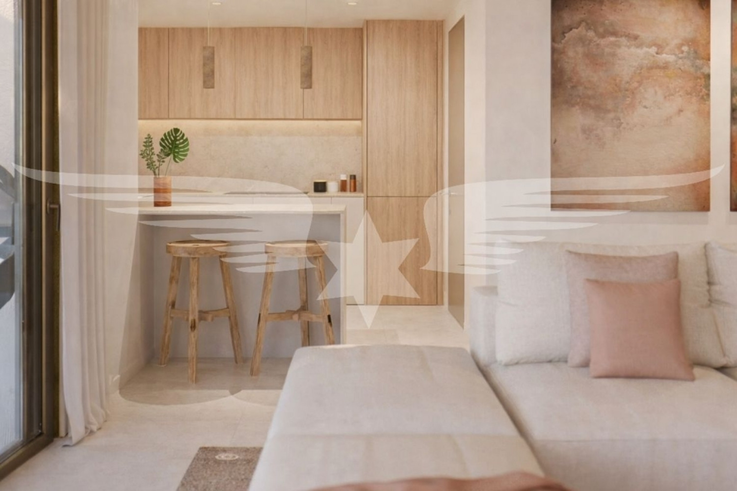 Visualised living area