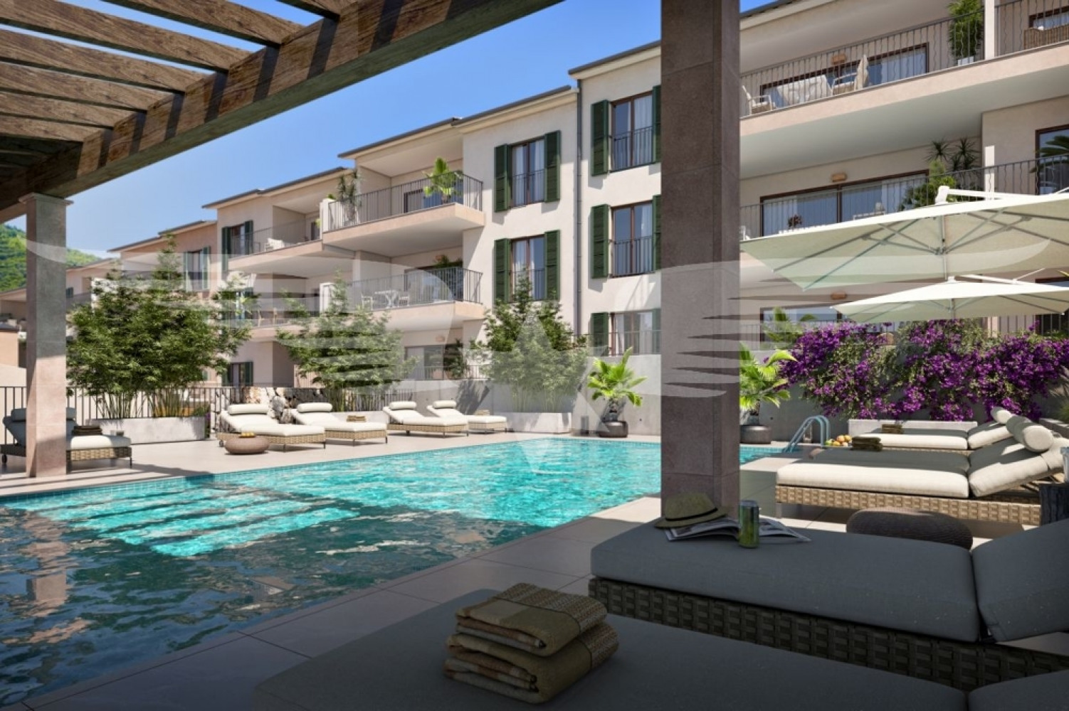 Visualisierter Gemeinschaftspool