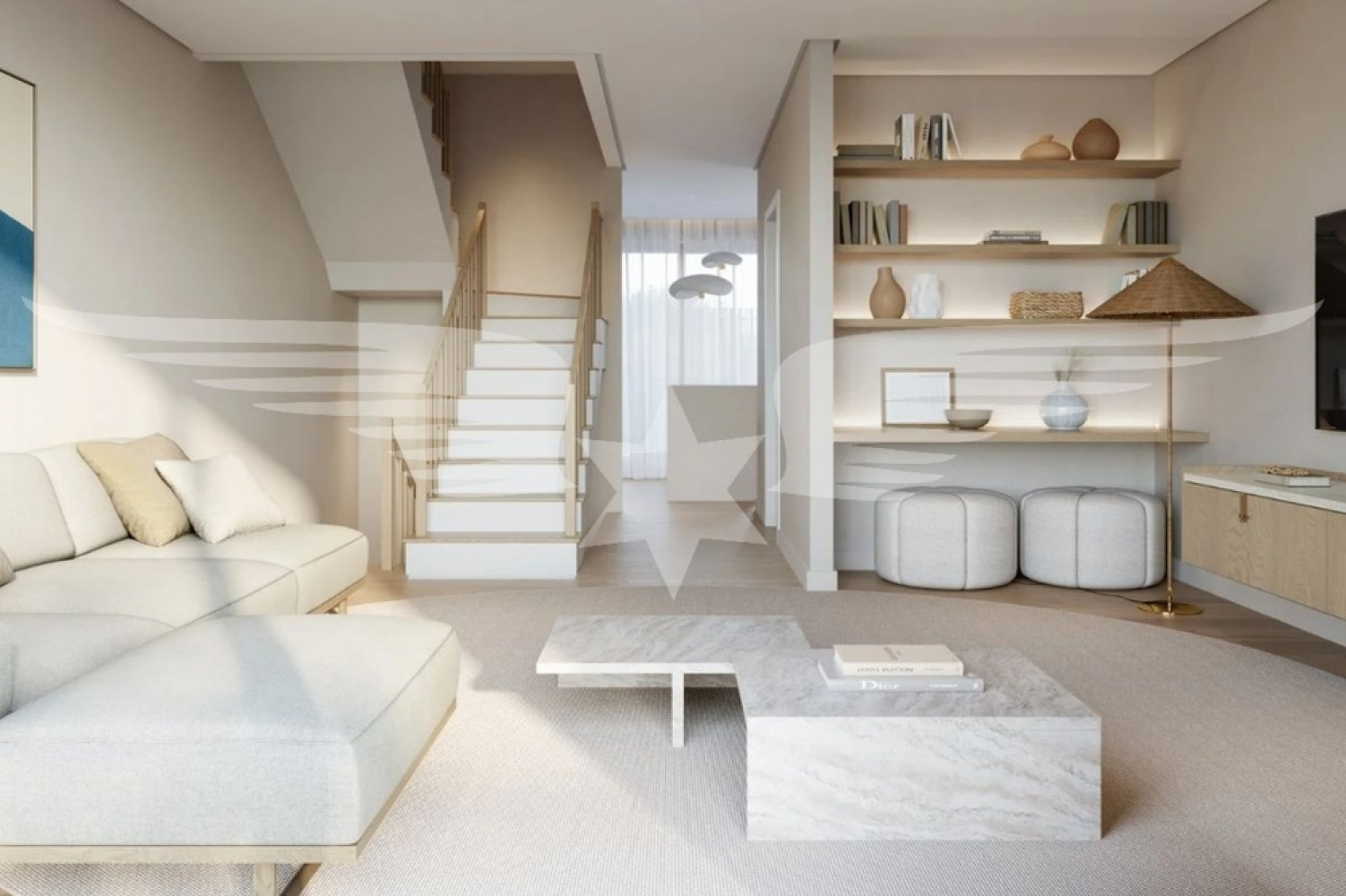 Visualisierter Wohnbereich