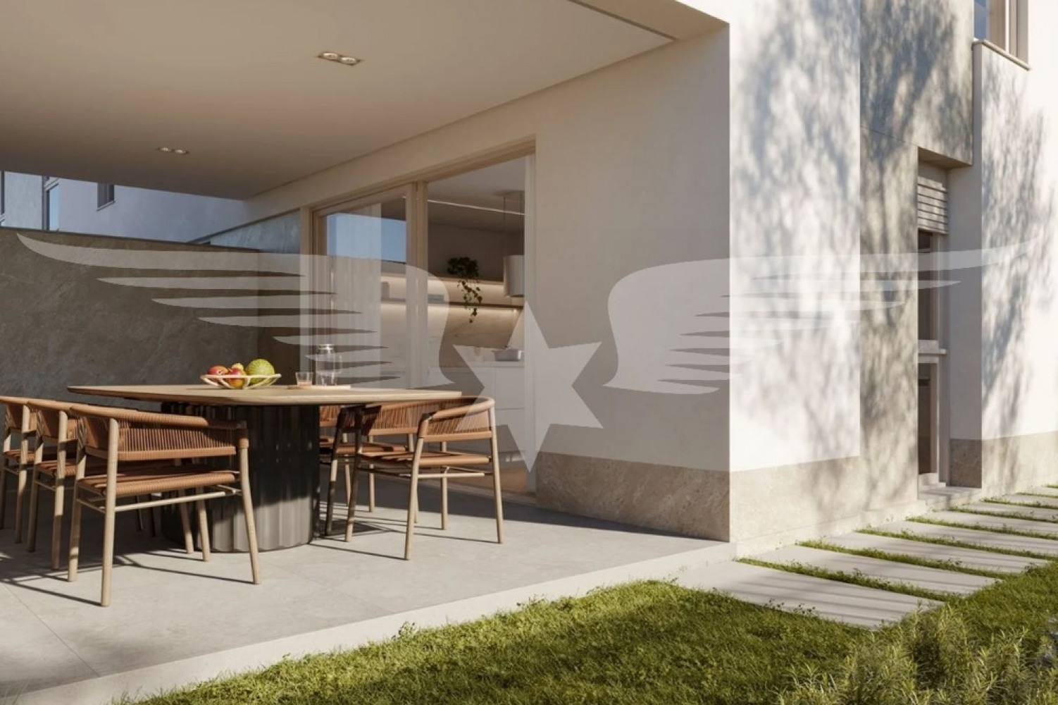 Visualisierte Terrasse/Garten