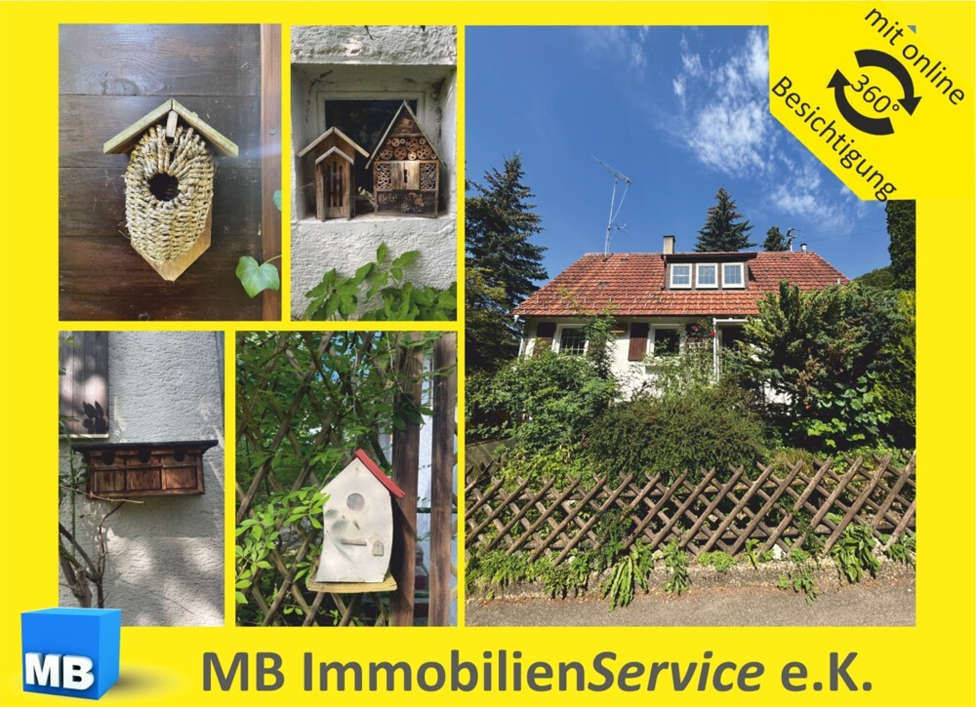 Naturnaher Garten mit schnuckeligem Häusle