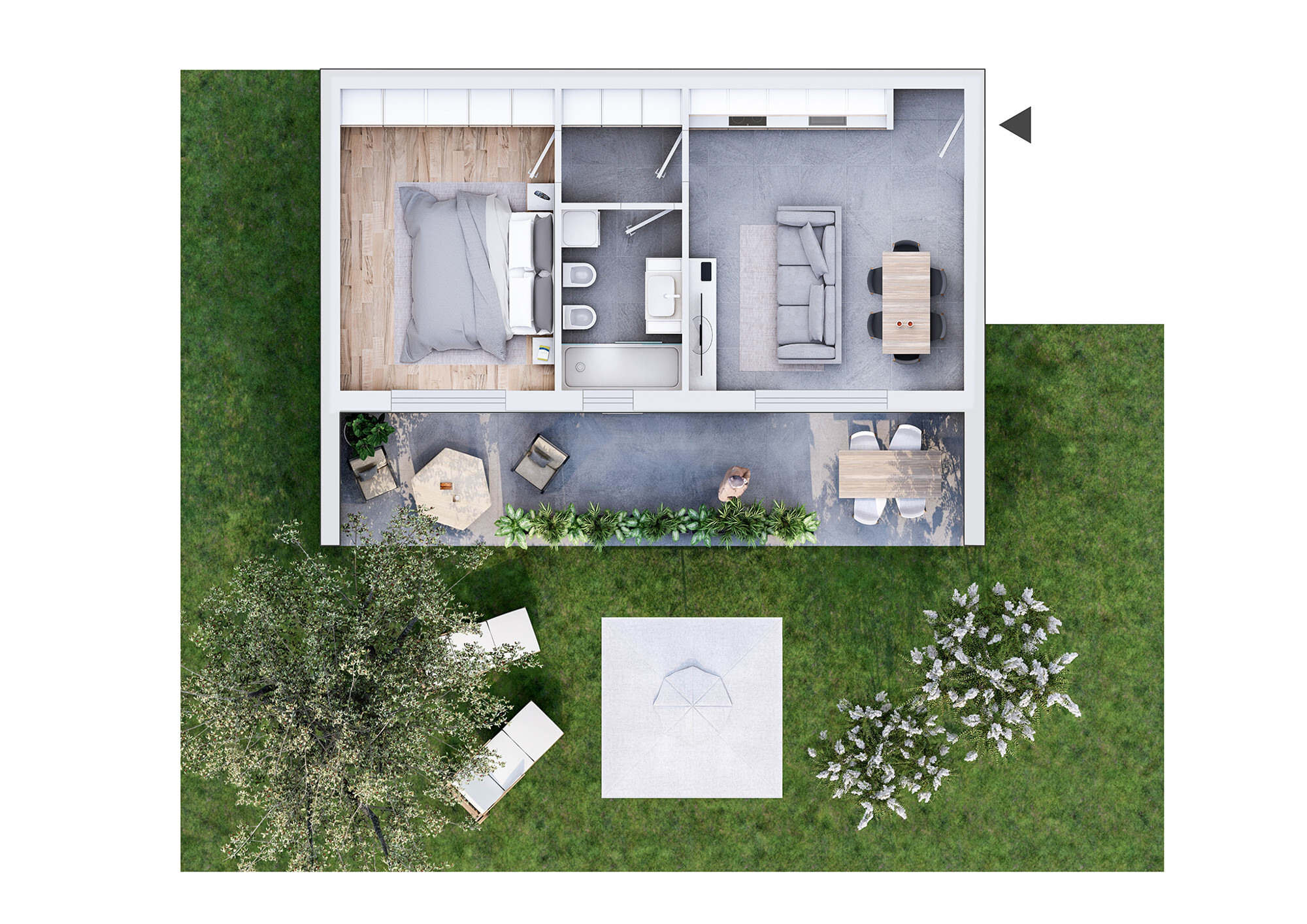 BILOCALE GIARDINO 1
