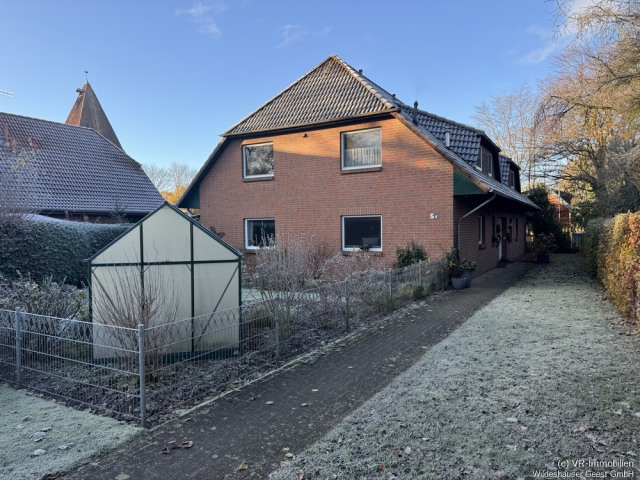 Ansicht von der Auffahrt