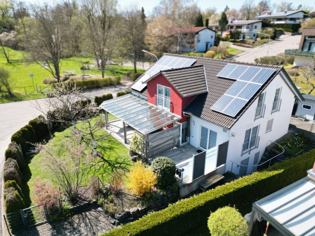 Ostansicht auf das Haus
