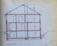 Schnitt aus der Bauakte