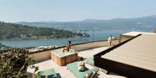 Luxuswohnung mit modernem Design mit Terrassen und Seeblick in Laveno Mombello - Lago Maggiore