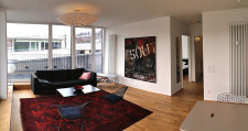 Vermietung einer möblierten Penthouse-Wohnung 