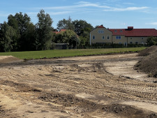 Vorbereitung für die Erschließung