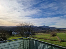 Blick vom Balkon