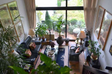 Blick von der Galerie zum Wohnraum