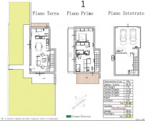Planimetria casa a schiera