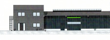 Eingangsbereich Büro und Halle