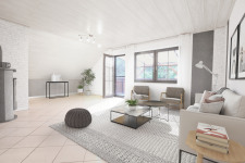 Wohnzimmer inkl. Möblierung