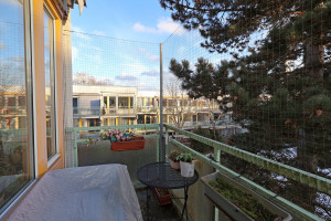 Balkon am Wohnzimmer