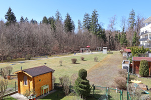 Blick vom Balkon