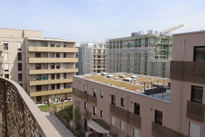 Blick vom Balkon