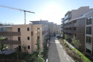 Blick vom Balkon