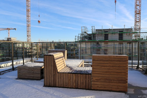 Geimeinschafts-Dachterrasse