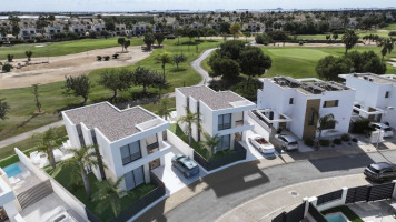 Aerial view from the back
