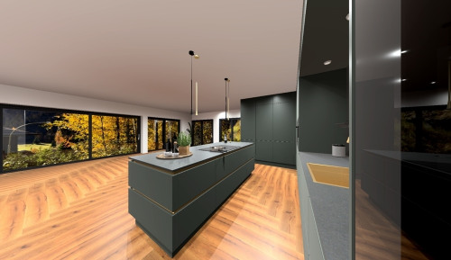 Küche & Wohnbereich