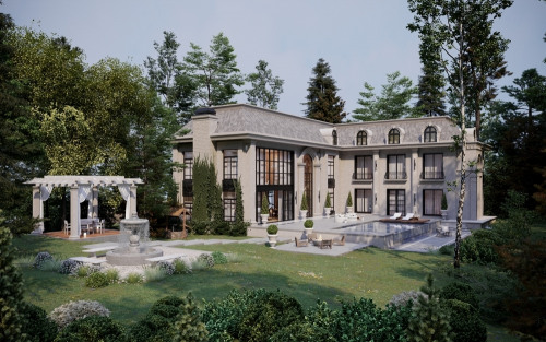 Gartenansicht Visualisierung