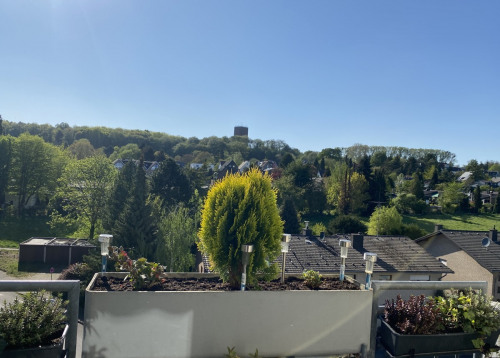 Blick vom Balkon