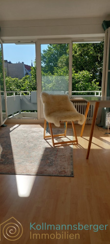Blick aus einen der beiden Räume