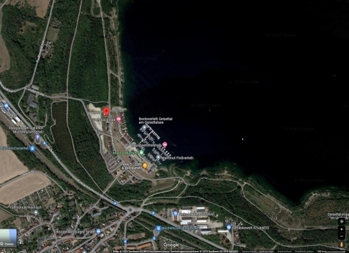 Marina Mücheln von oben