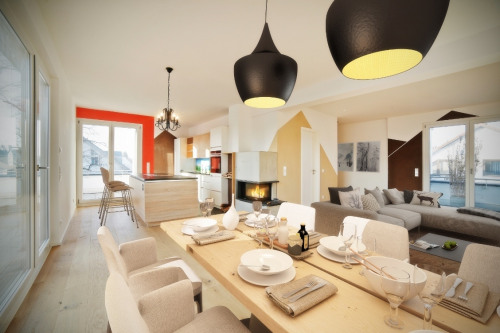 Essbereich-Möblierungsbeispiel